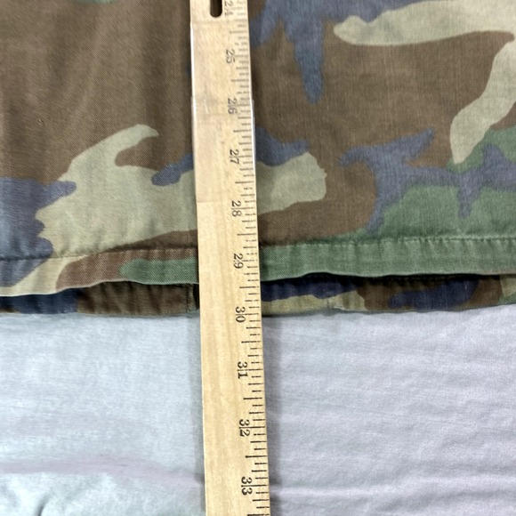 VTG US Army BDU Shirt Jacket Mens Small Woodland Camoflage Combat Field Green * - Picture 5 of 10